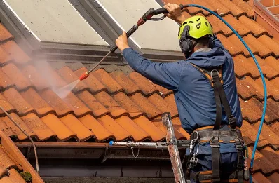 Démoussage et hydrofuge de toiture à Moisenay